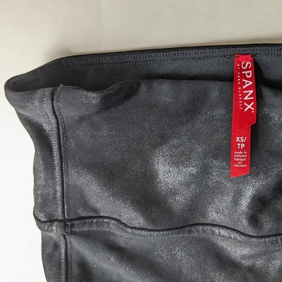 Spanx Mid Rise Black Leggings size XS - Picture 6 of 15